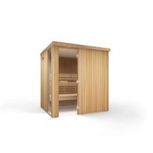 Tylö Sauna Harmony mit Glassektion seitlich, thermoespe
