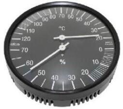 Klimamesser (Thermo-Hygrometer) schwarz (83060)