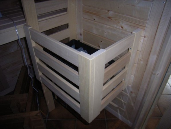 Ofenschutzgitter für den Saunaofen