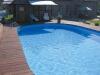 Das Ovalbecken Swim von Future Pool mit der Innenhülle adriablau