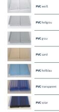Farbauswahl Rollladenabdeckung PVC