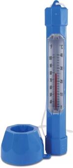 Schwimmbad-Thermometer Blau mit Schwimmkörper