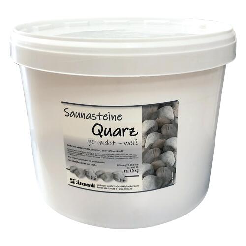 Saunasteine aus weißem Quarz von Finnsa