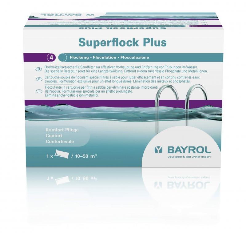 Superflock Plus von Bayrol, Flockungskartusche fürs Schwimmbad