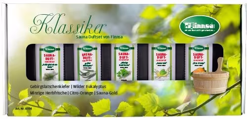 Sauna-Duftset von Finnsa, 5 x 100 ml