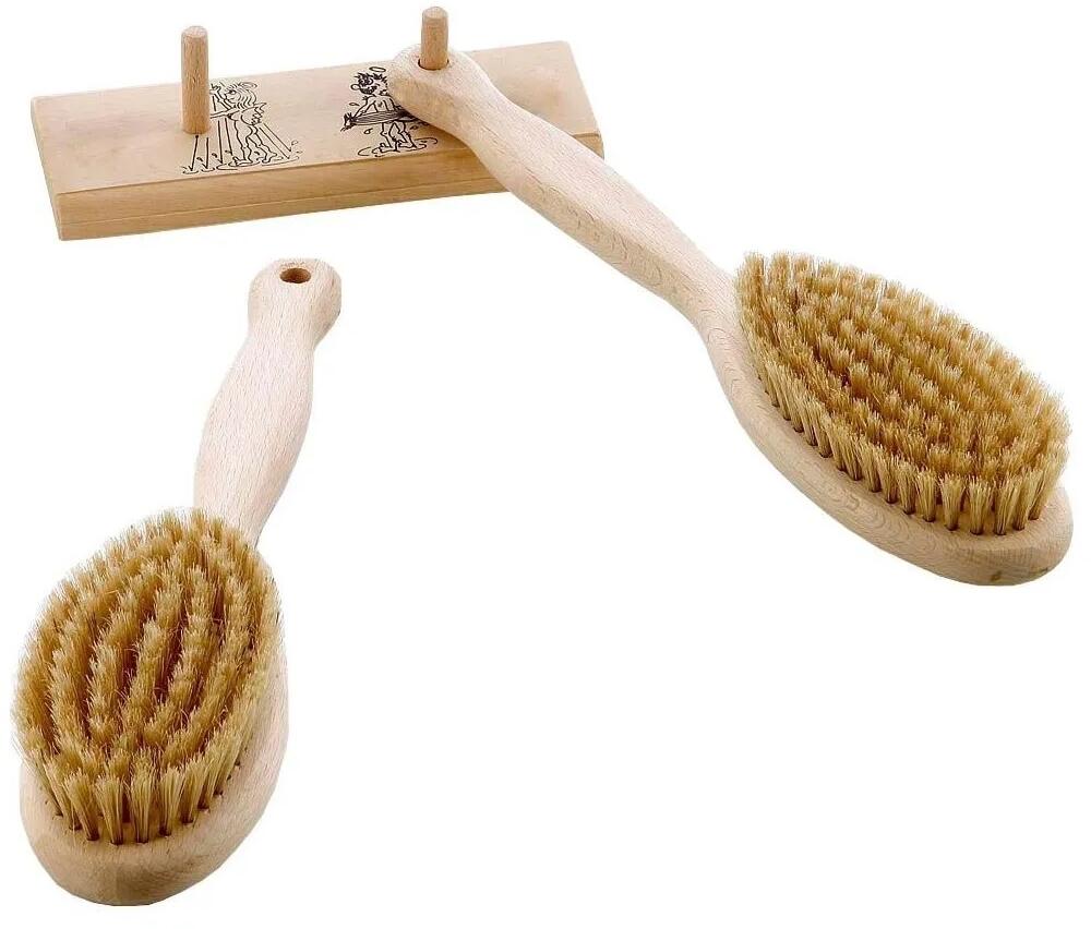 Saunabürsten zur Förderung der Durchblutung