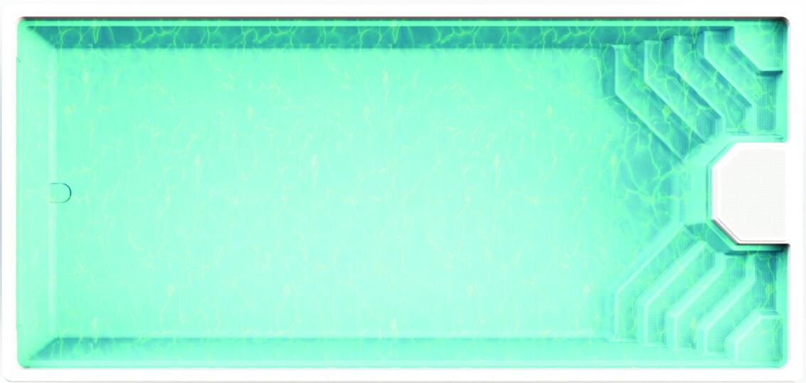 Polyfaser Einstückbecken Bali