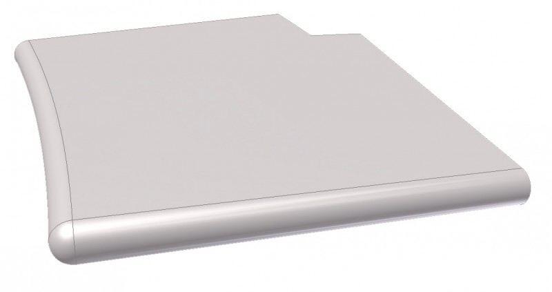 Beckenrandstein Napoli_Ecke Römertreppe