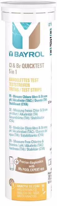 Quicktest von Bayrol - 5 in 1