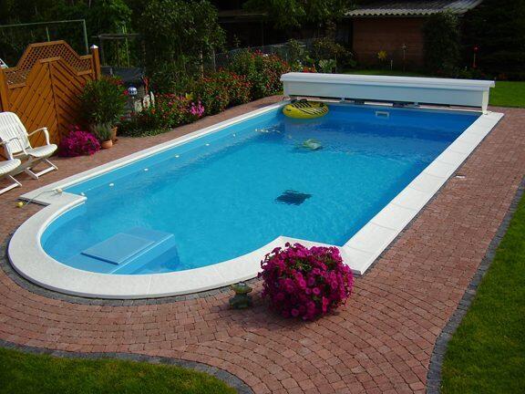 Power S Steine, mit dem praktischen Stecksystem zum eigenen Pool - Das Power-S Becken mit römischer 