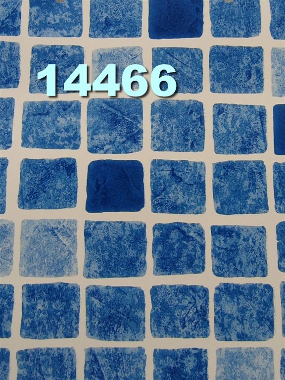 Ersatzinnenhülle für Schwimmbecken - Farbe Mosaik dunkelblau