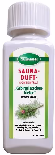 Sauna-Duftset von Finnsa, ein Fest für die Sinne, 5 x 100 ml - Saunaduft Gebirgslatschenkiefer