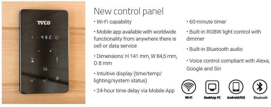 Kontrollgerät zur Steuerung der T-Serie von Tylö