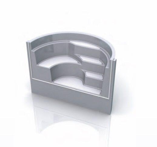 Polyestertreppe Marbella mini