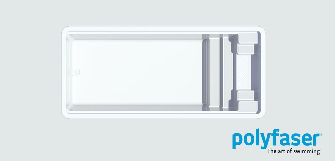 Polyfaser Einstückbecken Kuba 50