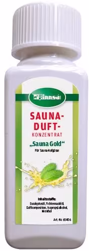 Sauna-Duftset von Finnsa, ein Fest für die Sinne, 5 x 100 ml - Saunaduft Saunagold