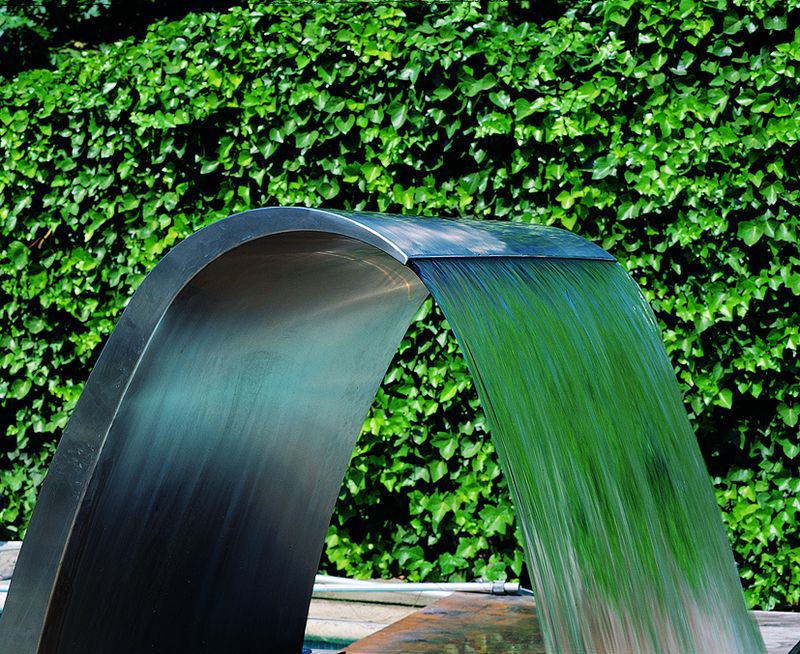 Schwalldusche Welle aus Edelstahl