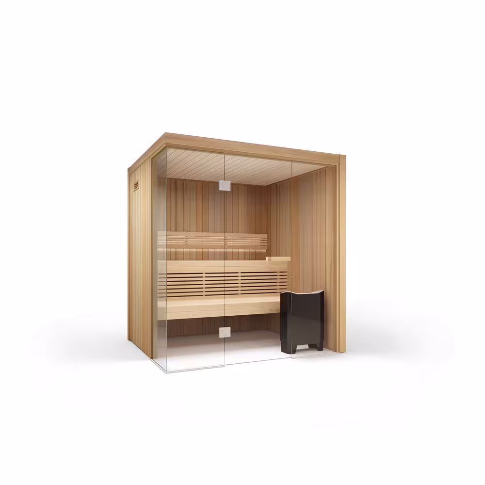 Tylö Sauna Harmony mit Glasecke, thermoespe