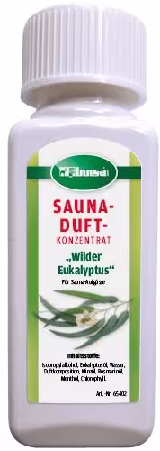 Sauna-Duftset von Finnsa, ein Fest für die Sinne, 5 x 100 ml - Saunaduft Wilder Eukalyptus