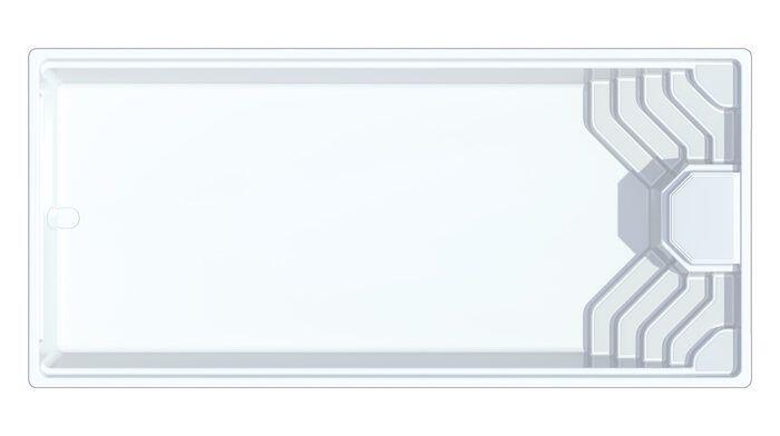 Polyfaser Einstückbecken Bali 80