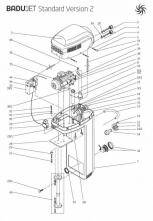 Ersatzteile Einhänge-Gegenstromanlage Badu-Jet Standard Version 2