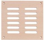 Lüftungsgitter klein mit Lüftungsschlitzen