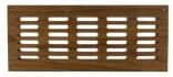 Lüftungsgitter mit Lüftungsschlitzen aus Thermoholz