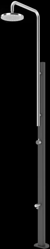 Gartendusche Chrome anthrazit edelstahl