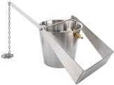 Schwalleimer aus Edelstahl