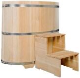 Tauchbecken aus Lärchenholz