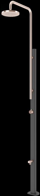 Gartendusche Chrome anthrazit kupfer