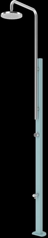 Gartendusche Chrome blau