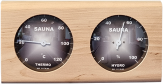 Sauna-Hygrothermometer, in Holz gefasst, 100 mm Skala