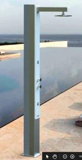 Solardusche Iguazu, für Duschvergnügen am Pool und im Garten