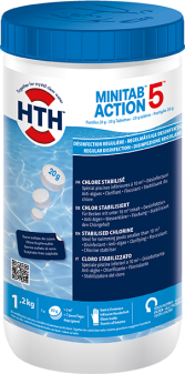 hth Minitab Action 5, 1,2 kg (20 g Tabletten)