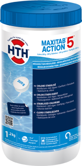 hth Maxitab Action 5, 1,2 kg (200 g Tabletten)
