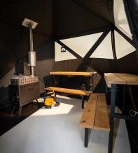 BjorkPremium Saunazelt innen