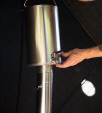 Wassertank des Saunazelt N&auml;var deluxe