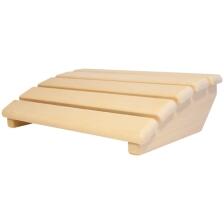 Sauna-Kopfst&uuml;tze abgerundet