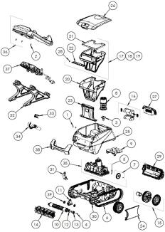 Zodiac Freerider RF 5200 iQ Ersatzteile