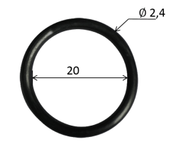 ab BJ 06/2012:O-Ring für Kunststoffverschraubung, Art. Nr. 127107