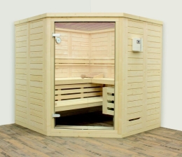 Massivholzsauna Saari V von Arend