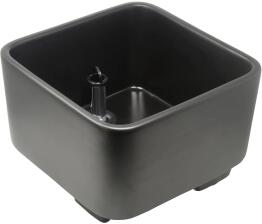Fu&szlig;becken eckig schwarz