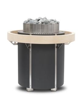 Runder Saunaofen Orbit von EOS, Standausführung