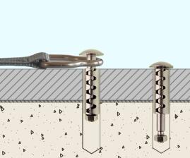 Bodenanker der BB Sicherheitsabdeckung