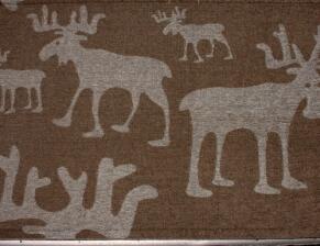 Textilienserie aus Leinen "Elch "