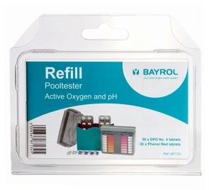 Nachfüllpack für den Pooltester pH/O2 von Bayrol