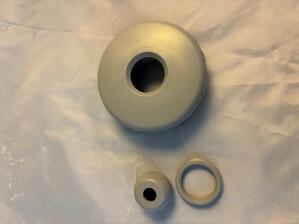 Neptun Kugeleinheit / Einlaufd&uuml;se hellgrau