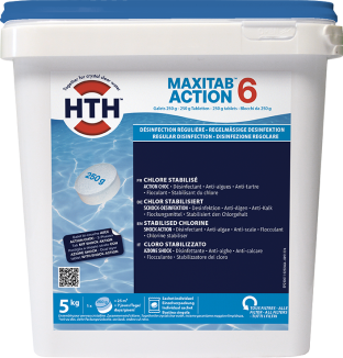 hth Maxitab Action 6, 5 kg (250 g Tabletten)