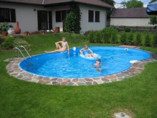 Ersatzstahlwand für Achtformbecken, Höhe 120 cm